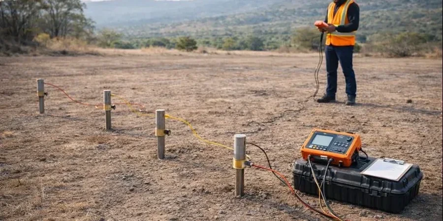Resistividad eléctrica y Sondeo Vertical Eléctrico en Antofagasta: Seguridad Geotécnica para Proyectos Mineros y Constructivos